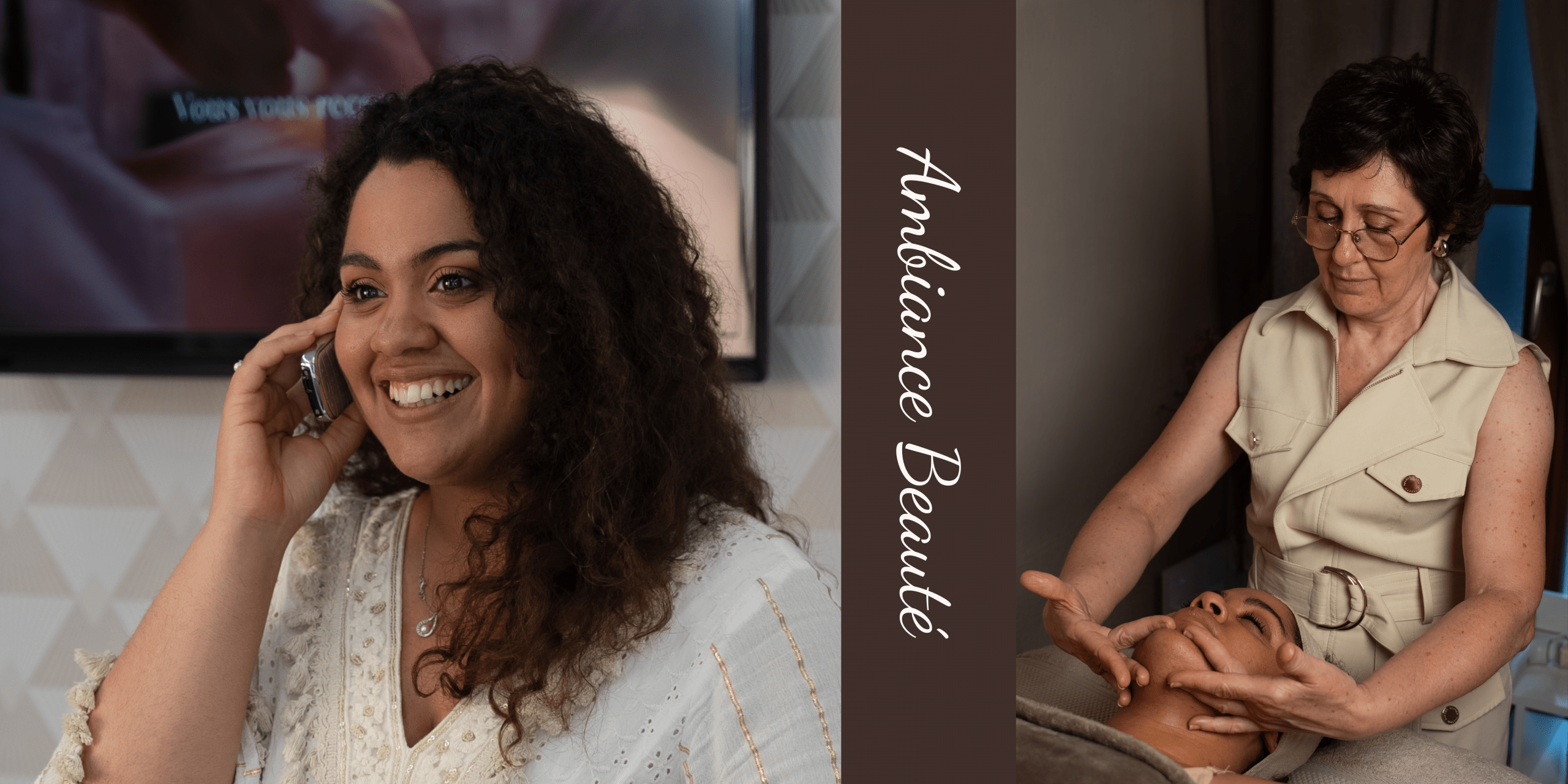 White and Blue Aesthetic Elegant Photo Grid Love Wedding Banner scaled